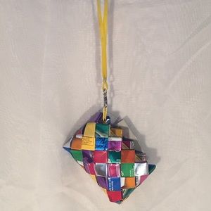 Ecoist Coin Purse Multicolor Wrapper Pattern